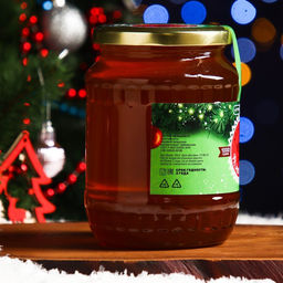Новогодний мёд Алтайский Разнотравье Vitamuno, шарик, 1000 г  фото 3