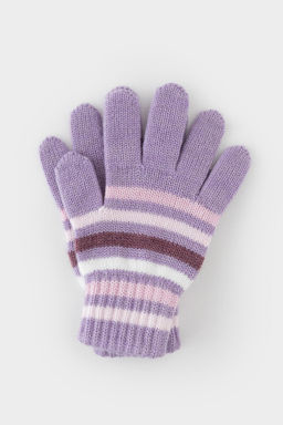КВ 10000/24ш/св.сиреневый,розовая сирень перчатки дет