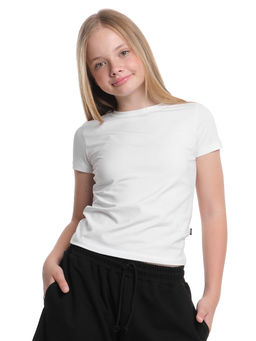 Футболка для девочки скимс для школы с коротким рукавом 22-7694 черный - Mini maxi фото 9