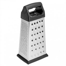 BE-048 Терка 4 грани 8" (20 см) пластиковая ручка (нерж.сталь) (72)