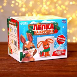 Набор для декора кружки полимерной глиной Зайка с подарком - Школа талантов фото 3