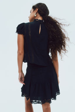 Falda con detalles de encaje - H&m фото 4