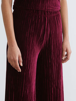 Beli Lastikli Dokulu Kad?n Pantolon