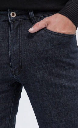 Джинсы мужские утепленные флисом P121-0152W d.blue - Primm фото 4