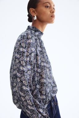 Stand-collar blouse - H&m фото 5