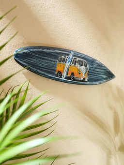 Панно «Доска для сёрфа Сплитти», дерево, 30×7 см