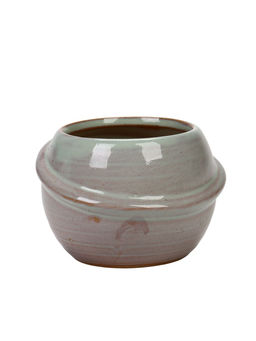 Кашпо "Сатурн" 6 х 6 х 6 см, белый