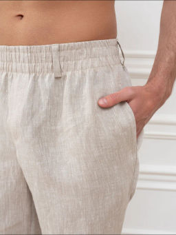 Шорты мужские Лен Графит - Modamica фото 18