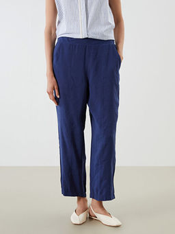 Beli Lastikli Modal Kar???ml? Kad?n Pantolon