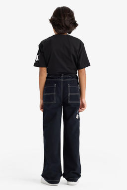 %100 Pamuk Loose Fit Standart Pa_a Gabardin Pantolon Erkek _ocuk - Defacto фото 8