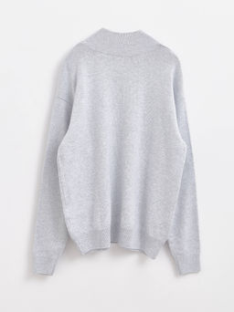 CONTE Джемпер из пряжи с хлопком и модалом LDK 141 light gray - Conte elegant фото 2