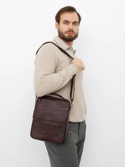 Сумка 10095AM d.brown Allan Marco