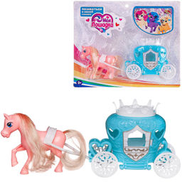 Игровой набор ABtoys Моя лошадка Карета с лошадкой, 3 вида в коллекции  фото 3