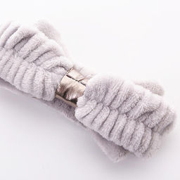 Плюшевая повязка для волос OMG ,цвет сиреневый . - Family фото 3