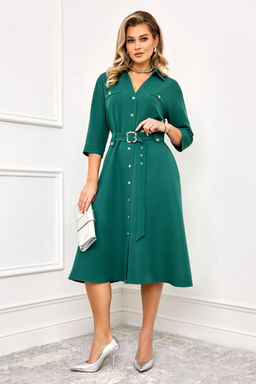 Платье AGATTI 5890 изумрудный