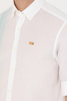 U. S. Polo Assn Мужская белая рубашка с длинным рукавом - U.s. polo assn фото 14