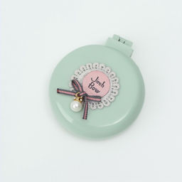 Расчёска массажная «Плюшевые милости», складная, с зеркалом, d=7.5 см, МИКС