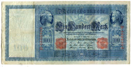 Банкнота 100 марок 1910 года Германия