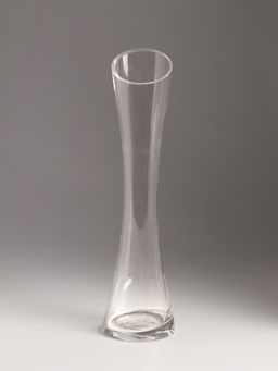 Ваза Николетт, 24.5?6.5 см, стекло, прозрачная