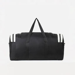 Сумка дорожная, 3 отдела на молниях, наружный карман, длинный ремень, цвет чёрный - Simaland фото 3