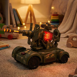 Машина военная "Непобедимый страж" в коробке