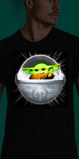 Футболка мужская BABY YODA - Good фото 2