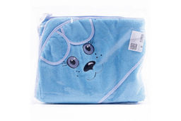 Полотенце махровое детское с вышивкой Уголок с ушками, вид 107 горное озеро, Мишка