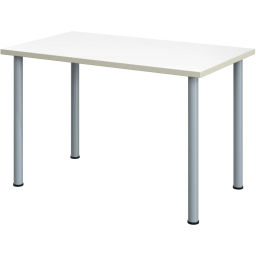 Стол обеденный Комус МДС 120х70 белый пл/серый