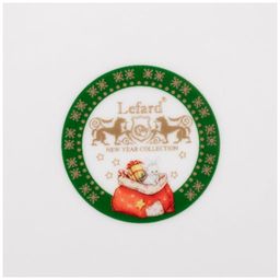 БЛЮДО LEFARD ДЕД МОРОЗ 26 СМ ЗЕЛЕНОЕ  фото 4