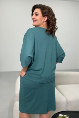 Джемпер Rumoda 2094 бирюза  фото 3