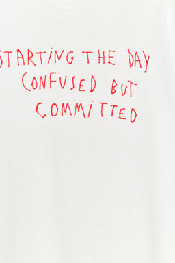 CAMISETA FLAM? TEXTO / Blanco