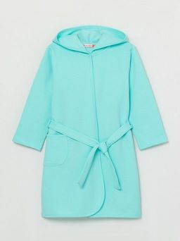CRB wear/CSBG 40012-40 Халат для девочки, бирюзовый/Ex.Cherubino фото 2