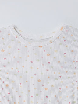 Сорочка ночная женская белая с цветочным принтом - Mark formelle фото 5