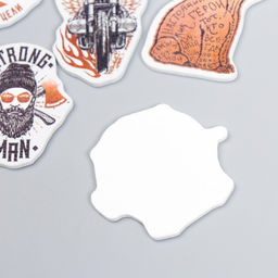 Декор для творчества дерево «Брутальность» набор 6 шт.