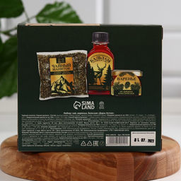 Подарочный набор Секреты Алтая: сбор трав 20 г., варенье из сосновых шишек 20 г., безалкогольный бальзам 100 мл. - Доброе здоровье фото 6