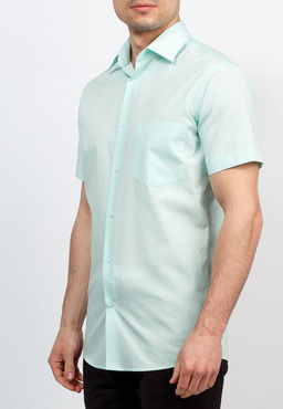 Сорочка мужская короткий рукав GREG 410/309/FR MINT/Z  фото 7