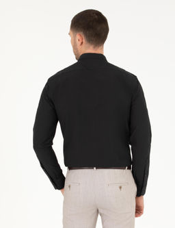 Siyah Slim Fit Uzun Kollu Klasik G_mlek - Pierre cardin фото 5