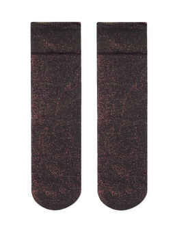 Цена за 2 пары. Носки Классические CONTE Сияющие носки с люрексом shiny copper - Conte elegant фото 3