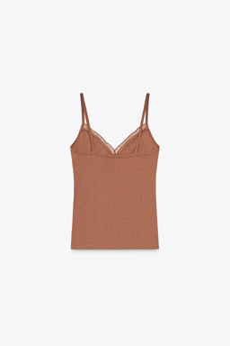 LYOCELL LACE TOP - Zara фото 6