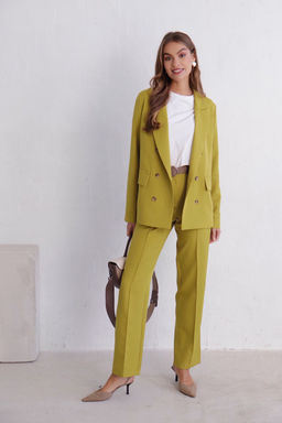 11725 Брюки со стрелками в цвете шартрез - Martichelli фото 23