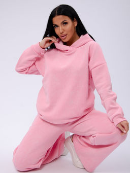 Костюм "Винтаж" розовый, футер начес