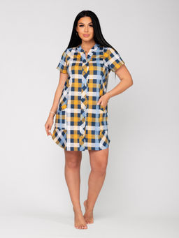 Туника женская кулирка "ЛОТОС" ШАФРАН