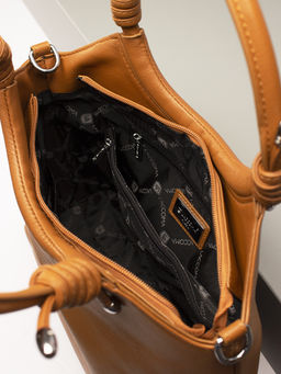 LACCOMA сумка Y2054-рыжий натуральная кожа полиэстер