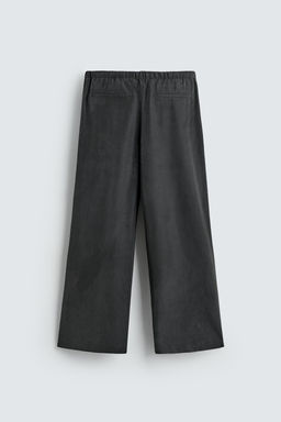 PANTAL?N FLUIDO RELAXED FIT / Gris oscuro