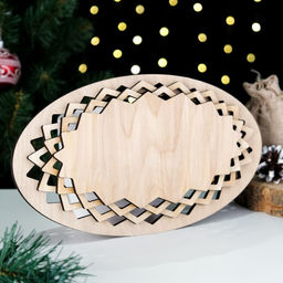 Тарелка конфетница овальная Символ года 2024. Счастливого Нового года!  - Дарим красиво фото 2