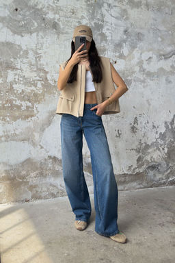 Mavi Dusuk Bel Wide Leg Jeans TWOSS25JE00150