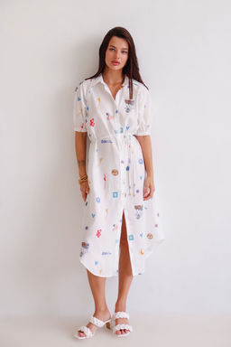 Martichelli Платье летнее с принтом  фото 3