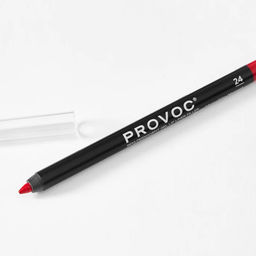 Provoc Гелевый карандаш-подводка для губ водостойкий / Semi Permanent Gel Eye Liner Filler №24 Heat of the Momen, красный