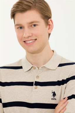 Мужской свитер из трикотажа Stone Melange - U.s. polo assn фото 2