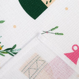 Набор кухонных полотенец Доляна Garden life 35х60см-7шт, 100% хлопок  фото 11